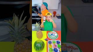 Minecraft cake vs ketchup ice cream challenge🍨 funny by Ethan Funny Family [upl. by Antoinetta]