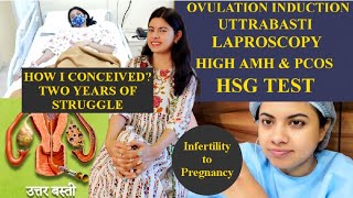 HOW I CONCEIVED after 2 years of INFERTILITY  LAPROSCOPY  HSG  OVULATION INDUCTION [upl. by Niala366]