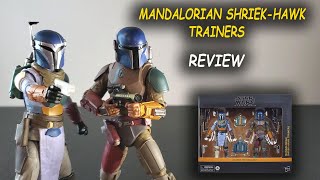 Mandalorian ShriekHawk Trainers Star Wars Black Series  REVIEW [upl. by Eikcid]