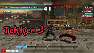 tekken 3  Tekken Force Mode  LAW vs Crow [upl. by Eliezer]