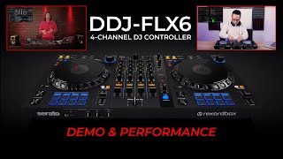 DDJFLX6 4channel DJ Controller  Demo and Performance [upl. by Hollingsworth72]