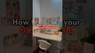 How to make your desk Aesthetic 🖥️ Aesthetic tips aesthetic aestheticvideos fyp shorts 2025 [upl. by Auliffe]