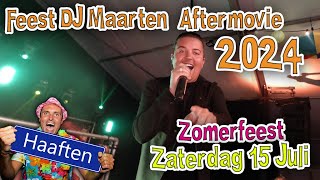 Feesttent  Haaften Aftermovie feestdjmaarten marcoschuitmaker feesttent showbureau [upl. by Feetal]