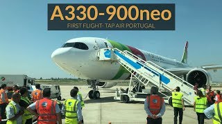 Airbus A330900neo TAP Air Portugal  PRIMEIRO VOO ToulouseLisboa [upl. by Namurt239]