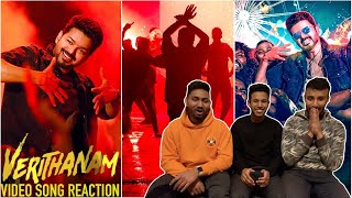 VERITHANAM Video Song Reaction  BIGIL  Thalapathy Vijay  AR Rahman  Atlee [upl. by Gonzalo954]