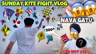 Sunday Kite Fight Vlog😱Nava Gatu DO NOT USE🪁 [upl. by Suolevram]