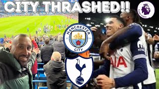 The Moment Spurs THRASH Man City As City Lose 5 In A Row Man City 04 Tottenham Hotspur [upl. by Yffat]