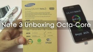 Samsung Galaxy Note 3 Unboxing amp First Boot Octa Core N900 [upl. by Laehcimaj]