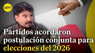 Partido político PRIN y la AMR acordaron participación conjunta en elecciones generales del 2026 [upl. by Tsiuqram215]