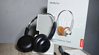 Lenovo Thinkplus TH66 Wireless Bluetooth Headphones Review [upl. by Aruon]