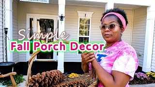 Lets Finish This Porch  Fall Front Porch Decor  Part 2 [upl. by Reisman232]