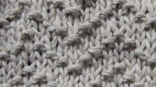 Chevron Seed Stitch [upl. by Yannodrahc]