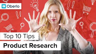 Top 10 Product Research Tips from 6Figure Dropshipper [upl. by Isadora]