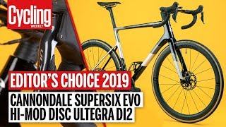 Cannondale SuperSix Evo HiMod Disc Ultegra Di2 Review  Editors Choice 2019  Cycling Weekly [upl. by Midas576]