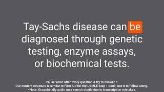 TaySachs Disease and Lysosomal Storage Diseases A Comprehensive Review [upl. by Cataldo436]