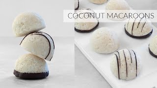 Easy NoBake COCONUT MACAROONS [upl. by Otipaga]