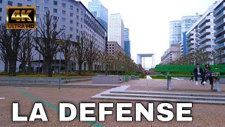 🇫🇷Walking around La Défense  Europes Largest purposebuilt Business District [upl. by Wulf590]