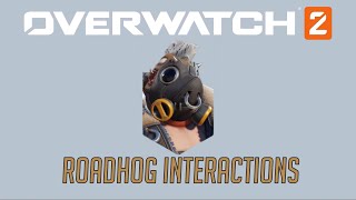 Overwatch 2 Second Closed Beta  Roadhog Interactions  Hero Specific Eliminations [upl. by Ping635]