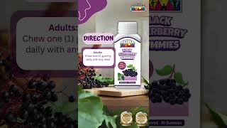 Black elderberries help reduce the symptoms and duration of coughs and colds [upl. by Sihun]