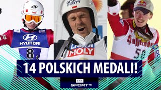 MAŁYSZ STOCH KUBACKI ŻYŁA KOT MURAŃKA I ZIOBRO  POCZET POLSKICH MEDALISTÓW NA MŚ W XXI WIEKU [upl. by Huoh901]