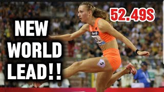 Femke Bol Again European Championships 400m hurdles [upl. by Shamus]