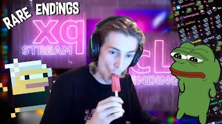 xQcs BEST RARE ENDINGS Compilation  PauseChamp [upl. by Wenonah]