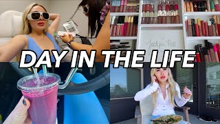 DITL laser hair removal makeup collectionvanity tour getting back into pilates hauls amp more [upl. by Aham]