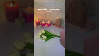 Candle light  Aesthetic Vibes  GRWM asmrvideo grwm candlelight candlelovers aesthetic shorts [upl. by Aniretak]