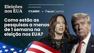 Como estão as pesquisas a 1 semana da eleição nos EUA  Ep 32  O Caminho para a Casa Branca [upl. by Nylauqcaj]