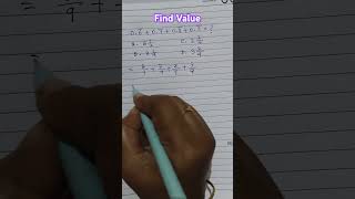 A Nice Maths Question Solve In A Minute  ଗଣିତ maths mathematics viralshort ytshorts trending [upl. by Kirch]