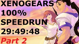 Xenogears 100 Speedrun in 294948 World Record Part 23 [upl. by Adirehs927]