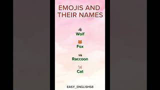 EMOJIS AND THEIR NAMES [upl. by Assila]