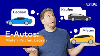 EAuto kaufen oder leasen Der Vergleich  EnBW EWissen [upl. by Lerat]