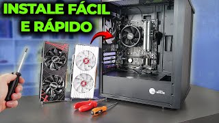 COMO INSTALAR UMA PLACA DE VÍDEO NO PC DE FORMA FÁCIL E DESINSTALAR AMD  NVIDIA 2023 [upl. by Rici225]