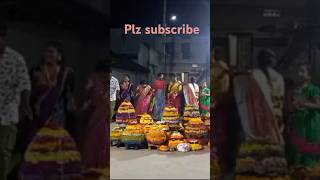 Ma village lo bathukamma celebration 🥳 [upl. by Millian]