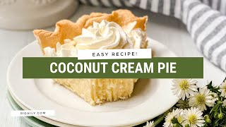 Easy Coconut Cream Pie [upl. by Beck]