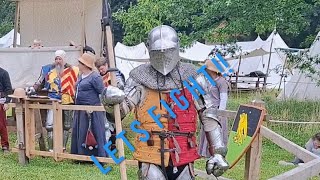 Duels with Pole Axes In Boutersem Belgium [upl. by Eicaj]