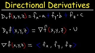 How To Find The Directional Derivative and The Gradient Vector [upl. by Odlanra]