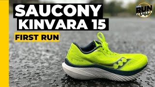 Saucony Kinvara 15 First Run Review Saucony goes low to win back Kinvara fans [upl. by Lanford158]