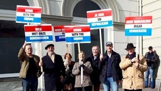 Koningsdag 2016 ZwolleProtest Republikeins genootschap [upl. by Anual]