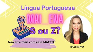 Aprenda um MACETE incrível para acertar palavras que são escritas com S ou Z [upl. by Bradlee216]