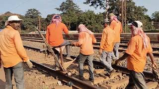 Track maintainer daily work Track maintainer প্রতিদিন কি কাজ করে।। BARAJAMDA JHARKHAND [upl. by Katharine]