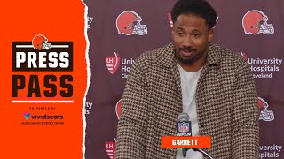 Myles Garrett Postgame Press Conference vs Texans [upl. by Cutlip]