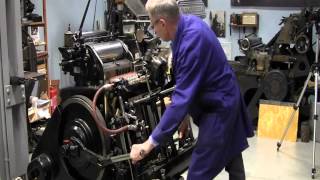 Heidelberg Platen Press in use [upl. by Nauhs]