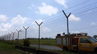 MasWings Twin Otter Takeoff from Mukah Airfield Sarawak East Malaysia [upl. by Naitsirk98]