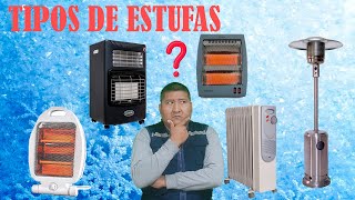 Tipos de Estufa  eléctricas y combustión [upl. by Aryahay]