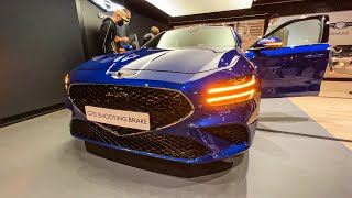 2021 Genesis G70 Shooting Brake 20T Lapis Blau  Exterior amp Interior Overview [upl. by Ydnih]