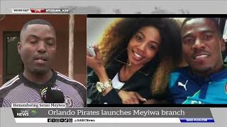 Orlando Pirates launches a Senzo Meyiwa branch for its Ntuzuma football club [upl. by Alekahs]