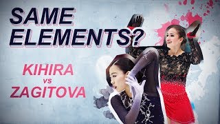 RIKA KIHIRA vs ALINA ZAGITOVA  Same Elements GPF [upl. by Byers]