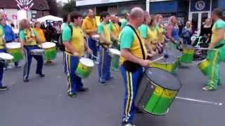 THE BEST PERFORMANCE GOSPORT BIG NOISE SAMBA BAND TITCHFIELD CARNIVAL 2014 [upl. by Sitruk]